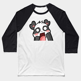 Surprised Panda Baseball T-Shirt